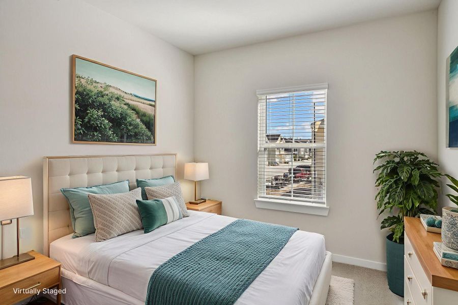 Furnished interior view inside a new home in Kemah Crossing - City Series, Kemah (Image 29).