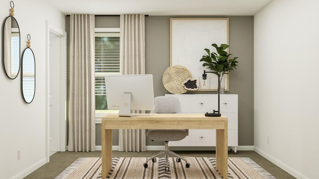 Furnished interior view inside a new home in Cotton Brook, Hutto (Image 24).