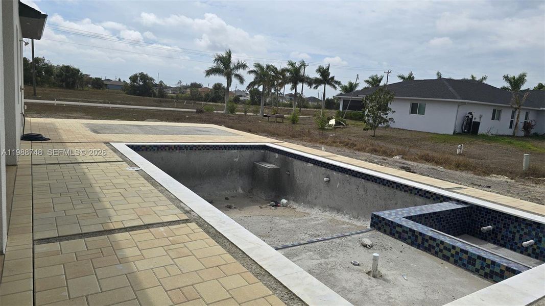 In-progress construction of a new home in , Cape Coral, FL (Image 28).