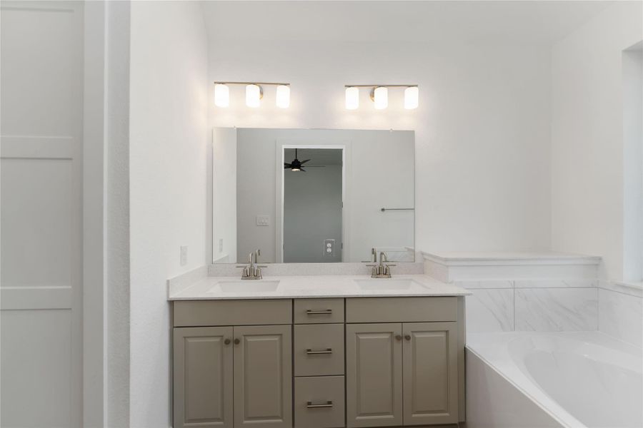 Furnished interior view inside a new home in Arabella on the Prairie, Richmond (Image 6).