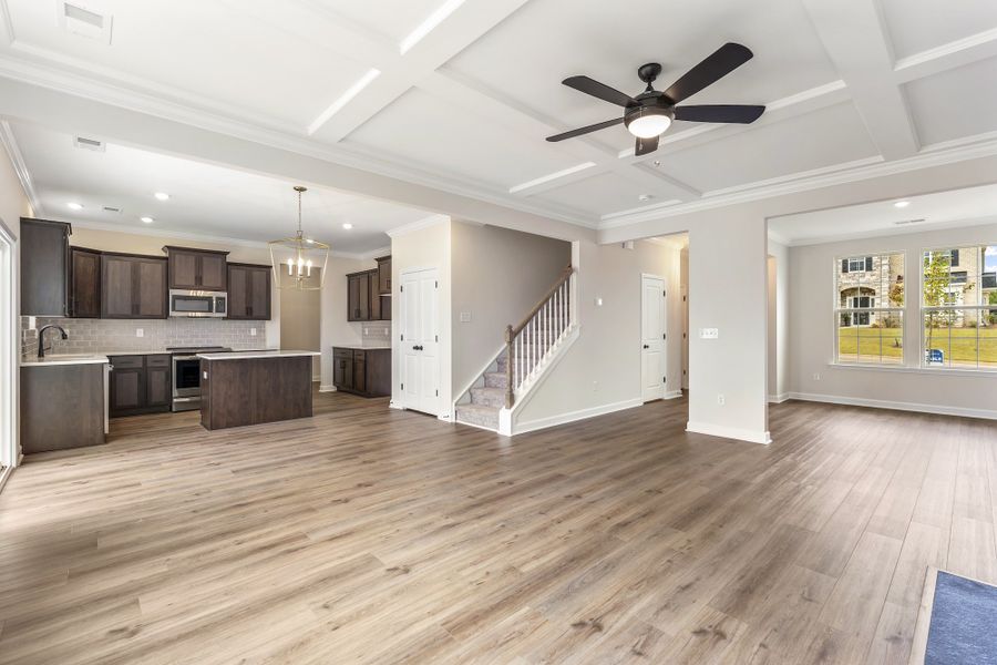 Spacious, unfurnished interior of a new home in Cottages at Lake Emory, Inman (Image 18). Spacious, unfurnished interior of a new home in Cottages at Lake Emory, Inman (Image 18).