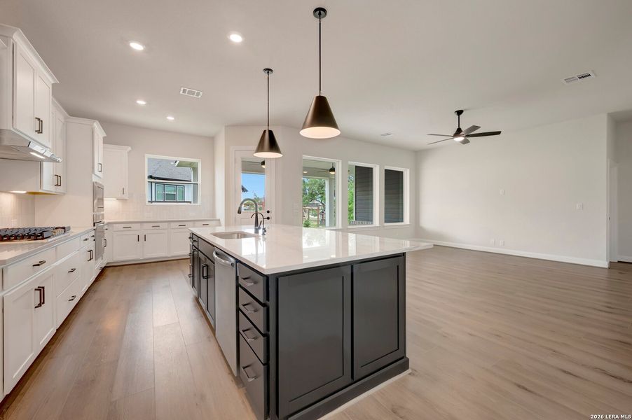 Furnished interior view inside a new home in The Crossvine 55’, Schertz (Image 11).