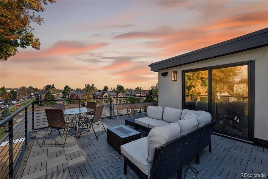 Exterior details and patio area of a home in , Denver (Image 31).