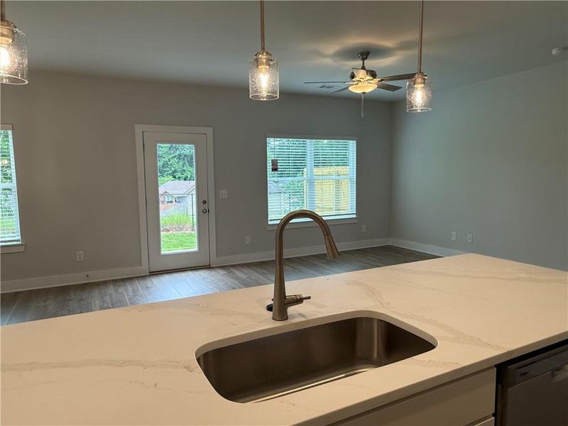 Close-up of interior finishes inside a home in , Dawsonville (Image 16).