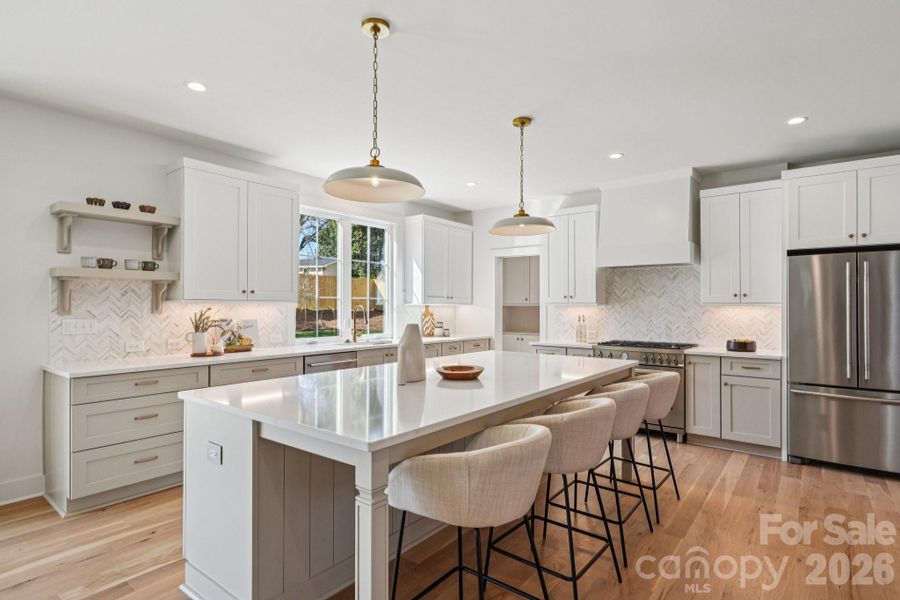 Furnished interior view inside a new home in , Charlotte (Image 10).