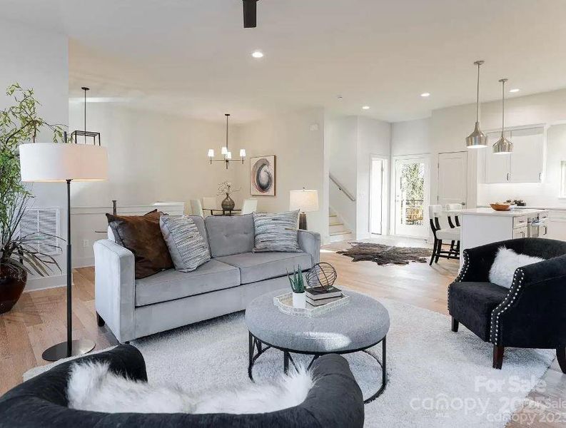 Furnished interior view inside a new home in , Asheville (Image 4).
