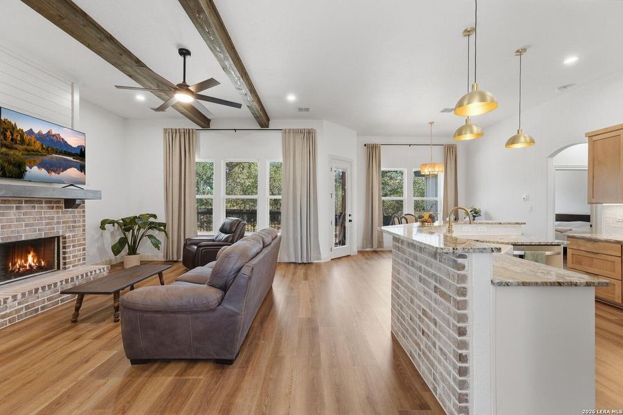 Furnished interior view inside a new home in , La Vernia (Image 26).