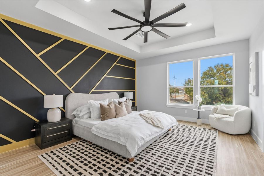 Furnished interior view inside a new home in , Houston (Image 13).