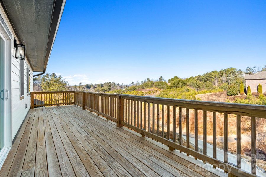 Exterior details and patio area of a home in , Weaverville (Image 28).