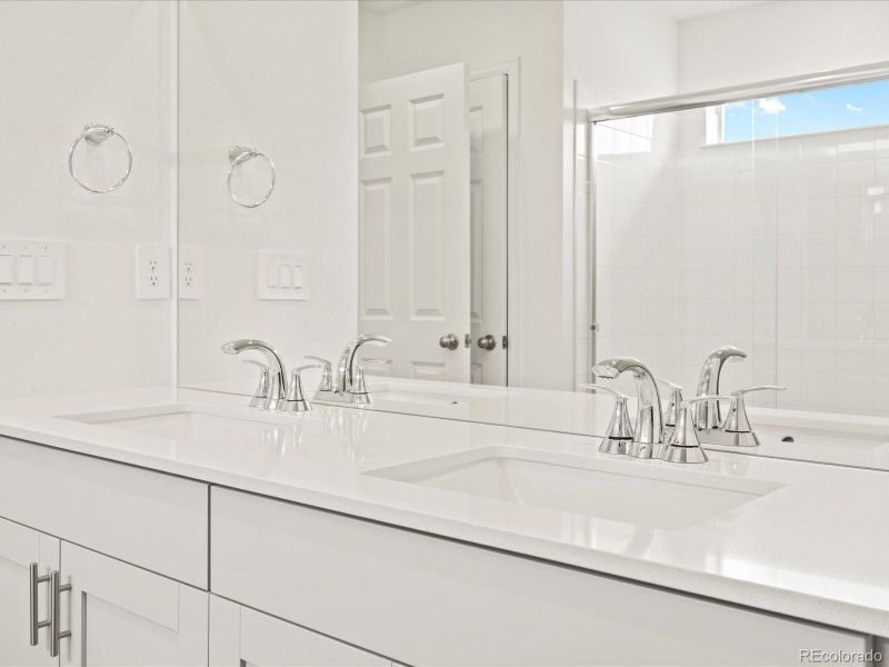 Furnished interior view inside a new home in Ridgeline Vista: The Flora Collection, Brighton (Image 7).