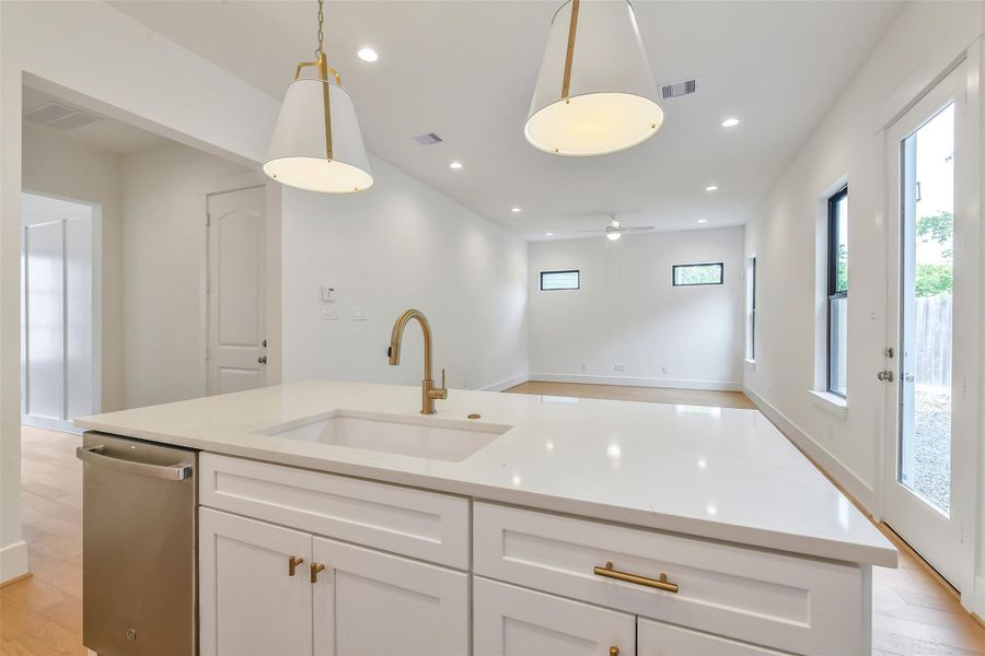 Furnished interior view inside a new home in Timbergrove Trails, Houston (Image 8).