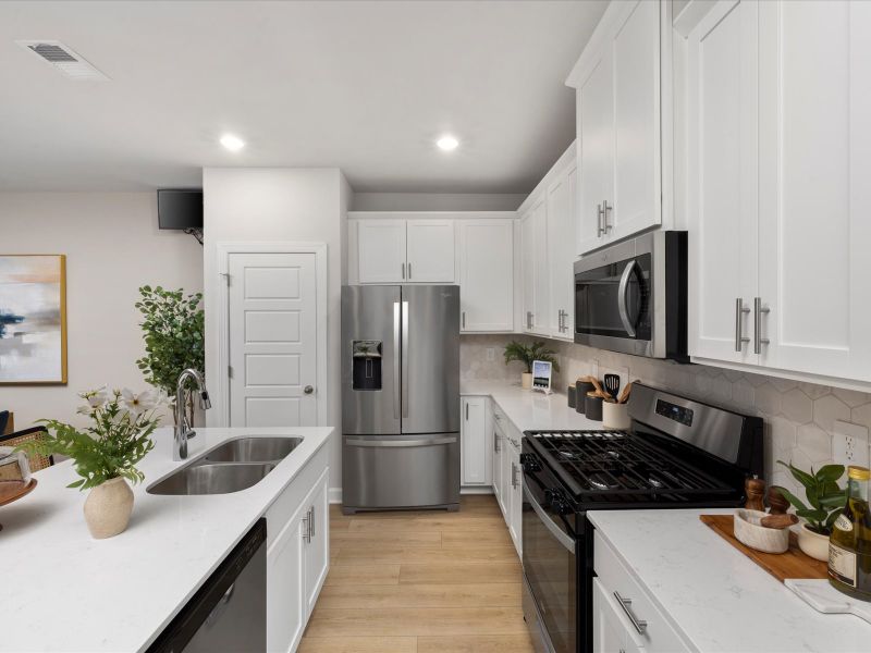 Furnished interior view inside a new home in Avalon Townes, Lyman (Image 11).