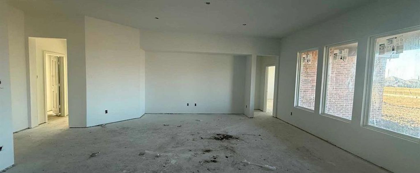 Family Room Construction Progress