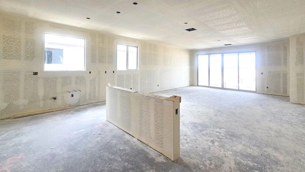 Kitchen and great room