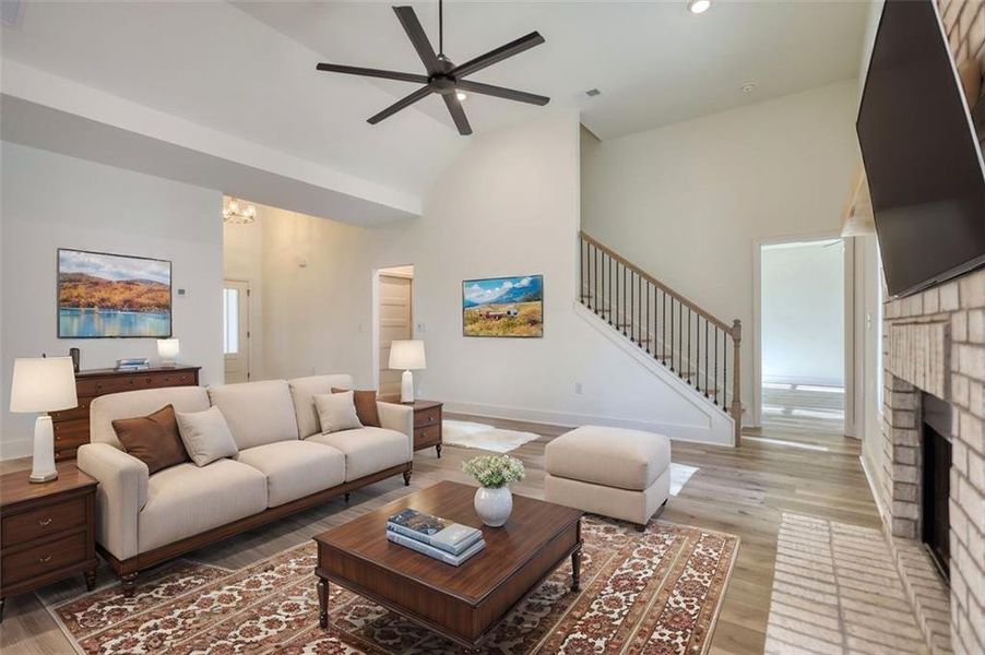 Furnished interior view inside a new home in , Mansfield (Image 6). Furnished interior view inside a new home in , Mansfield (Image 6).