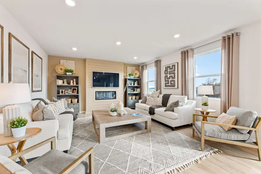 Furnished interior view inside a new home in Hawthorne Reserve, Dallas (Image 4).