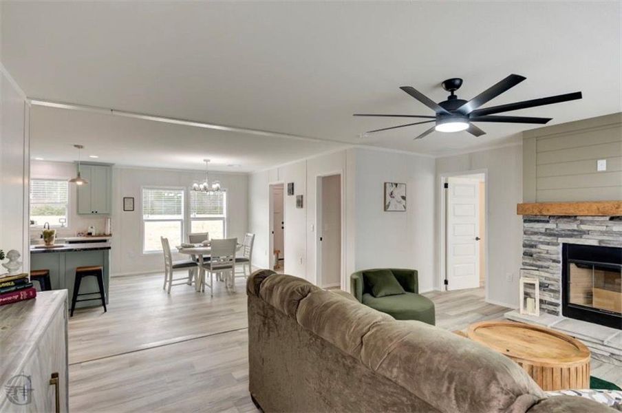 Furnished interior view inside a new home in , Griffin (Image 4).
