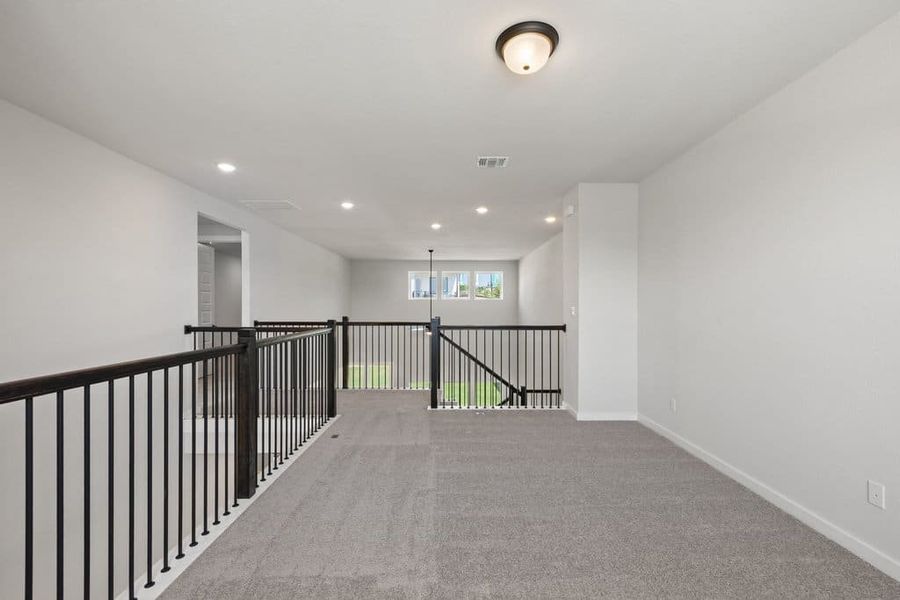 Spacious, unfurnished interior of a new home in Lariat, Liberty Hill (Image 30). Spacious, unfurnished interior of a new home in Lariat, Liberty Hill (Image 30).