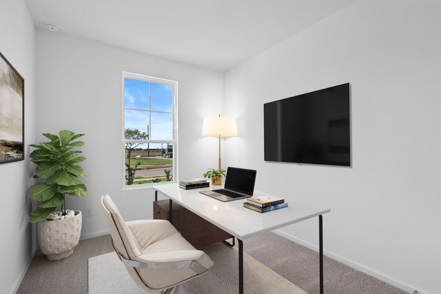 Representative furnished interior of a home built from the Kisko by Centex in Stokesbury, Waller (Image 6).