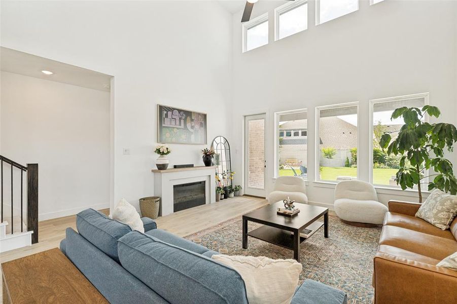 Furnished interior view inside a new home in , McKinney (Image 16). Furnished interior view inside a new home in , McKinney (Image 16).
