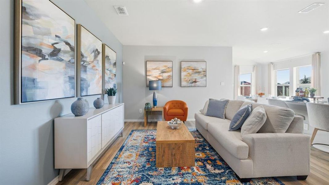 Furnished interior view inside a new home in Hickory Grove, Krum (Image 11).