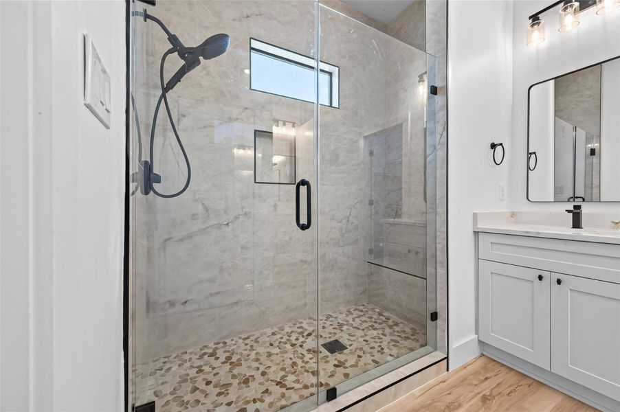 Furnished interior view inside a new home in , Conroe (Image 6).