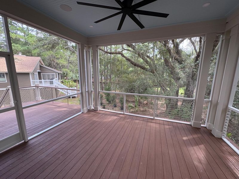 Exterior details and patio area of a home in , Seabrook Island (Image 28).