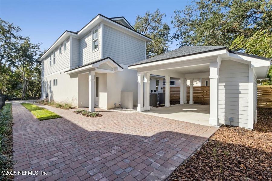 Exterior details and patio area of a home in , Fernandina Beach (Image 24). Exterior details and patio area of a home in , Fernandina Beach (Image 24).