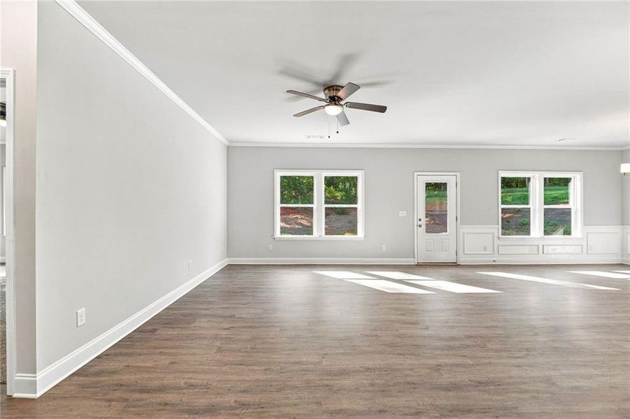 Spacious, unfurnished interior of a new home in , Gray (Image 16).