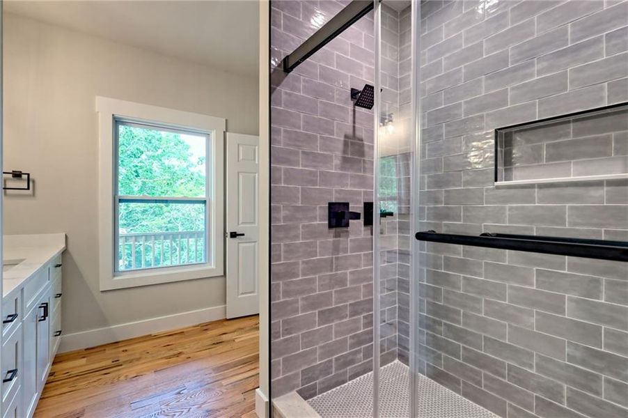 Close-up of interior finishes inside a home in , Clayton (Image 84).