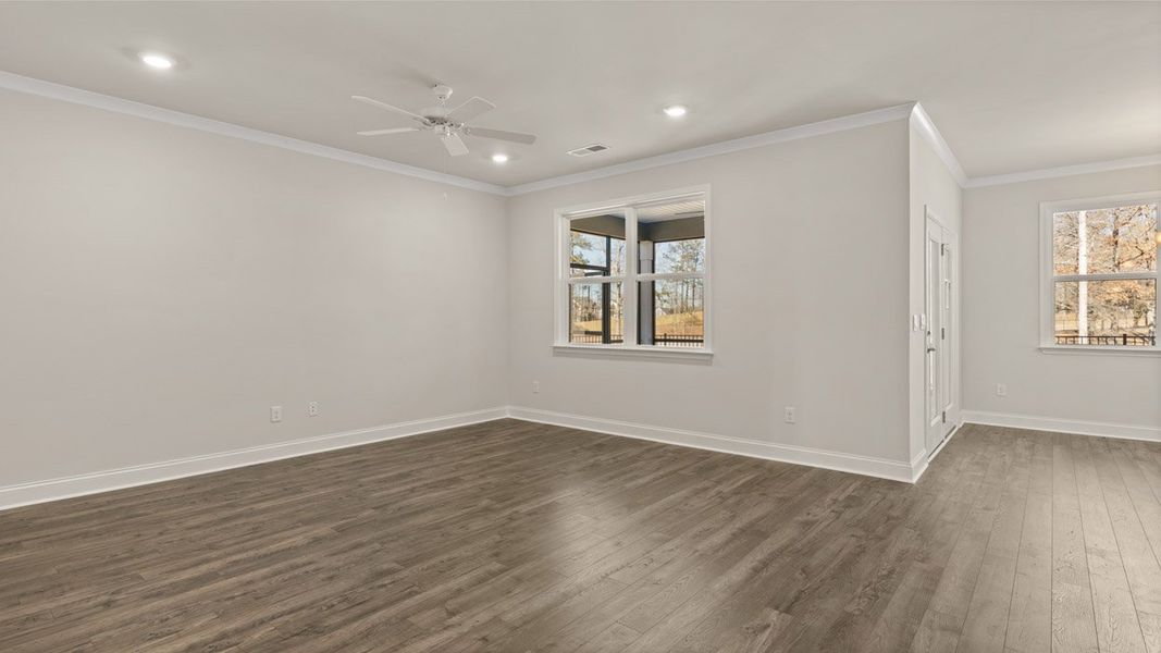 Spacious, unfurnished interior of a new home in Oak Ridge Meadows - Active Adult, Locust Grove (Image 17). Spacious, unfurnished interior of a new home in Oak Ridge Meadows - Active Adult, Locust Grove (Image 17).