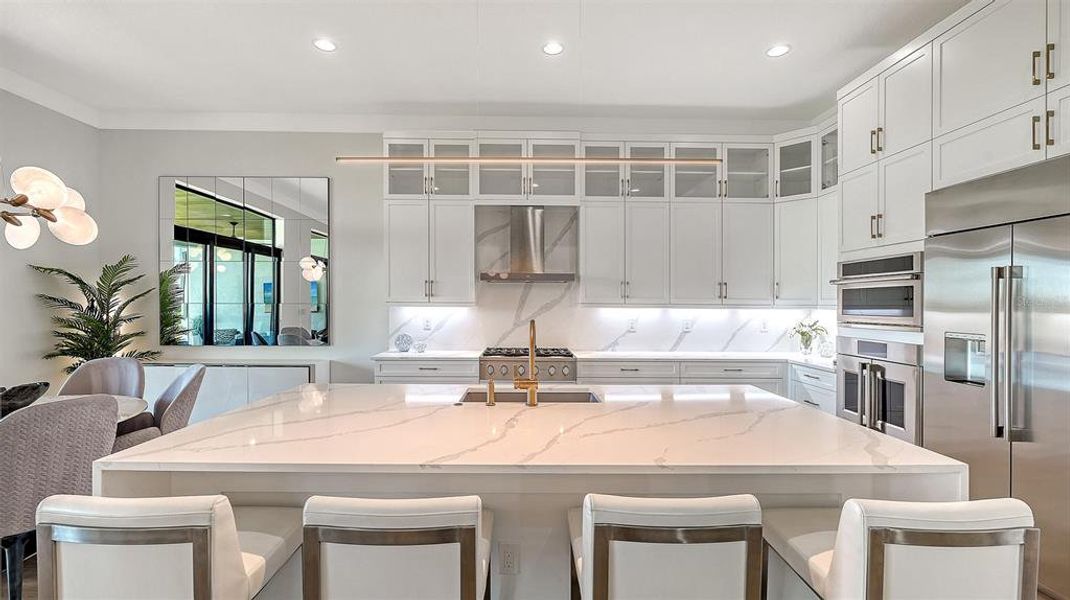 Furnished interior view inside a new home in , Sarasota (Image 45).