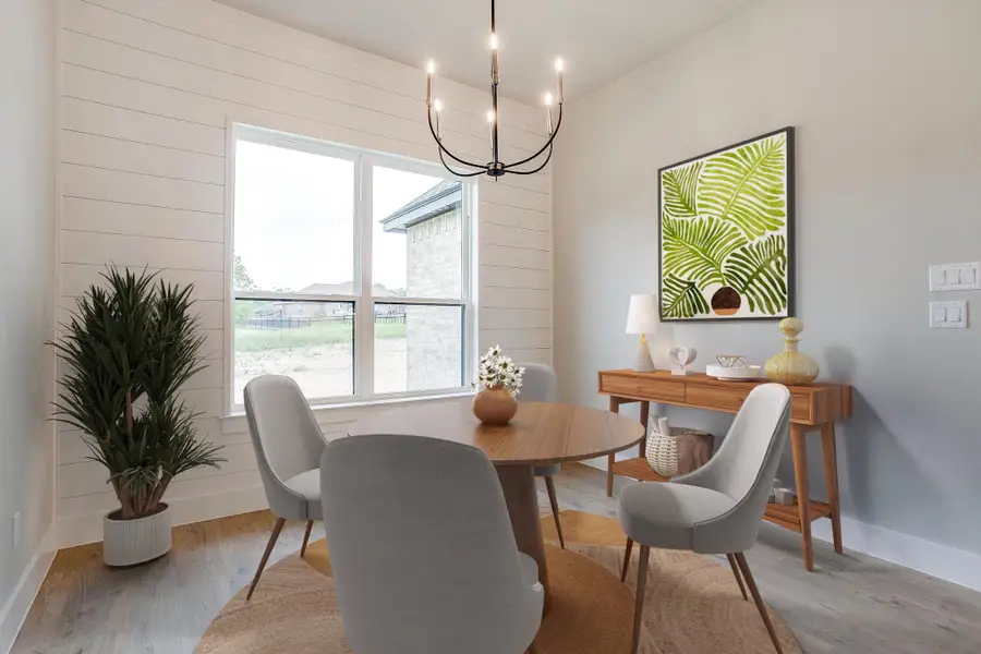 Representative furnished interior of a home built from the The Mesquite by Kenmark Homes in Paloma Ranches, Justin (Image 4).