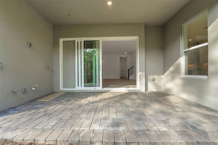 Exterior details and patio area of a home in Palms at Windermere, Windermere (Image 27). Exterior details and patio area of a home in Palms at Windermere, Windermere (Image 27).