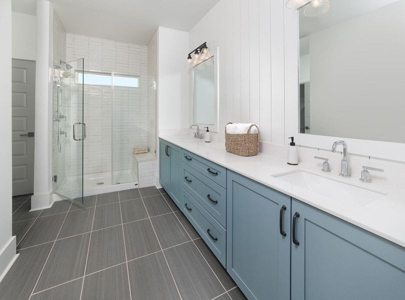 Furnished interior view inside a new home in Watson Hill, Summerville (Image 22). Furnished interior view inside a new home in Watson Hill, Summerville (Image 22).