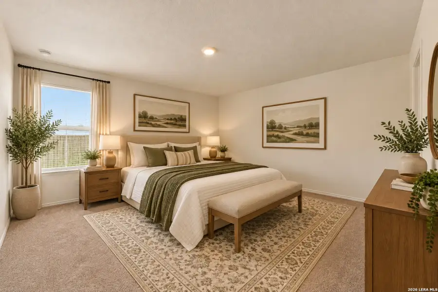 Furnished interior view inside a new home in Ruby Crossing, San Antonio (Image 7).