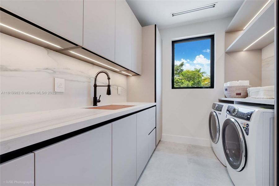 Furnished interior view inside a new home in , Miami (Image 3). Furnished interior view inside a new home in , Miami (Image 3).