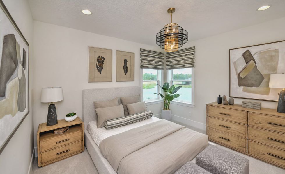 Furnished interior view inside a new home in EverRange, Jacksonville (Image 42).