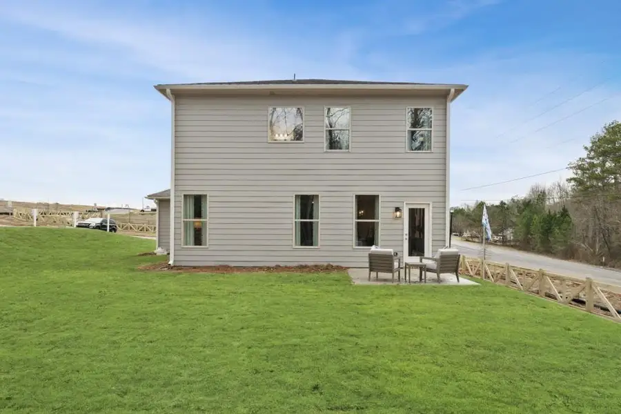 Exterior details and patio area of a home in Chapel Hill, Newnan (Image 3).