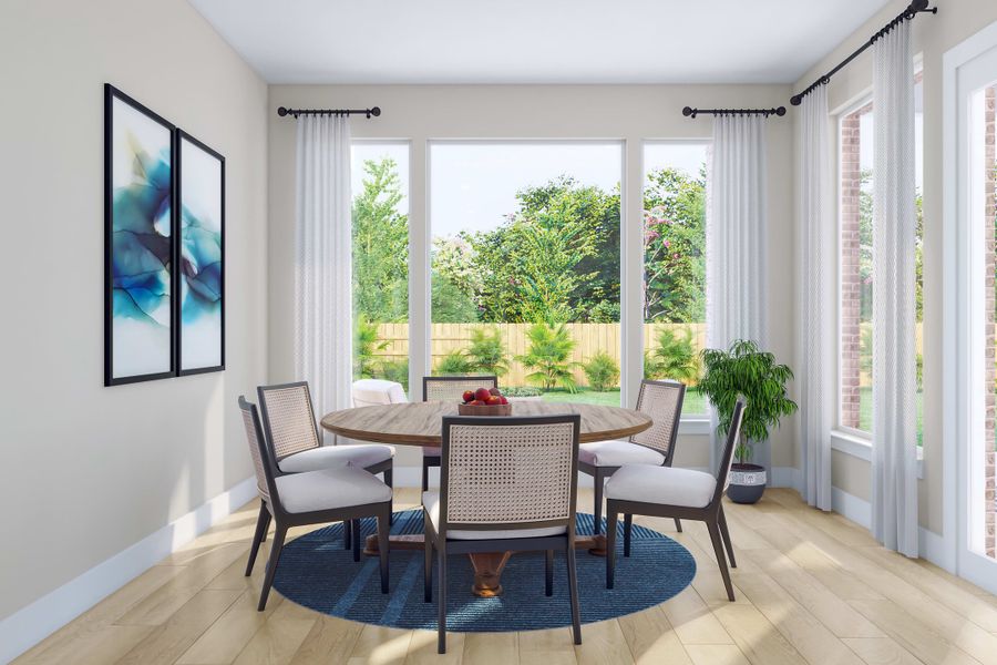 Representative furnished interior of a home built from the Trieste by Tri Pointe Homes in Dunham Pointe, Cypress (Image 6).