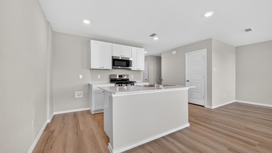 Furnished interior view inside a new home in Monarch at the Meadows, Ponder (Image 5).