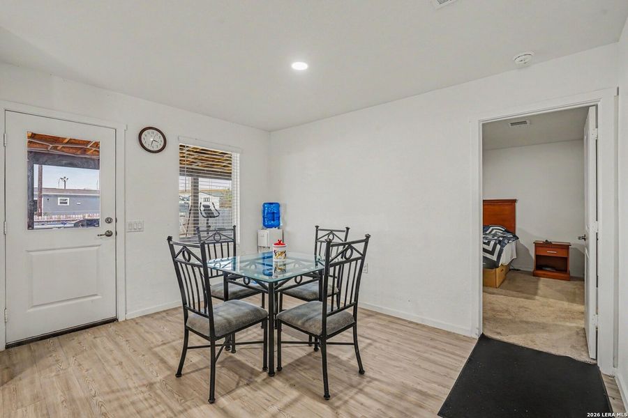 Furnished interior view inside a new home in Tarasco Gardens, San Antonio (Image 10). Furnished interior view inside a new home in Tarasco Gardens, San Antonio (Image 10).
