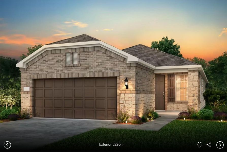 Del Webb Homes, Contour elevation LS204, rendering