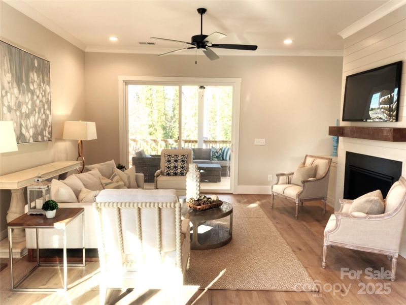 Furnished interior view inside a new home in , Mooresville (Image 13).