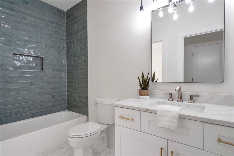 Furnished interior view inside a new home in , Cumming (Image 15).