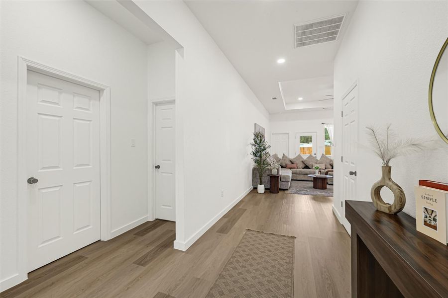 Furnished interior view inside a new home in , Conroe (Image 18).