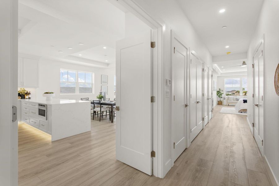 Furnished interior view inside a new home in , Tierra Verde (Image 33).