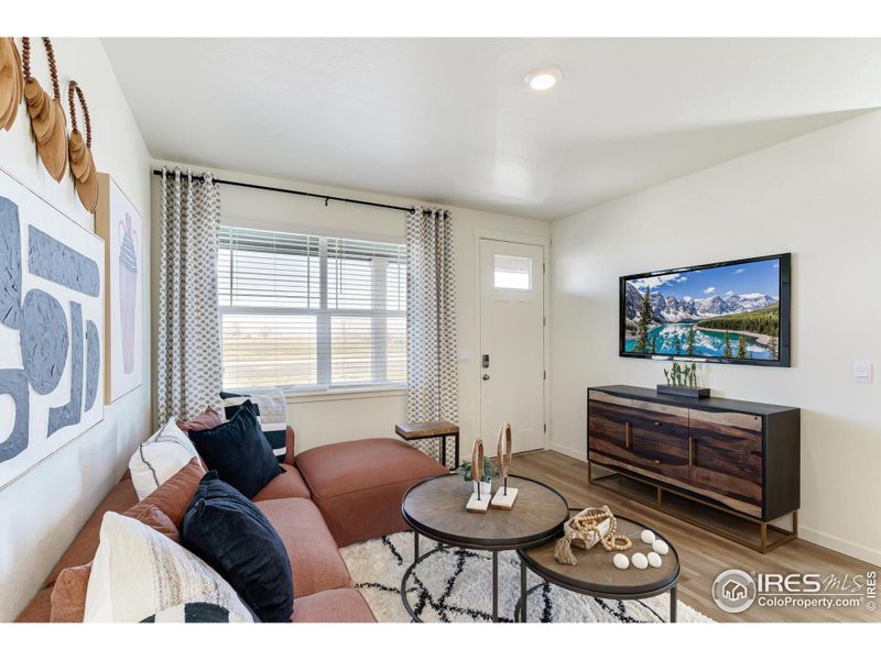 Furnished interior view inside a new home in Revere at Johnstown, Johnstown (Image 13).