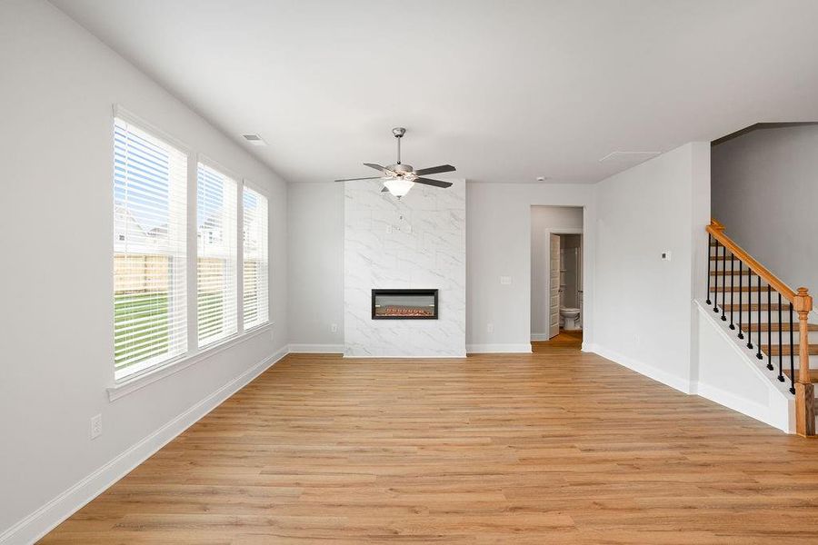 Spacious, unfurnished interior of a new home in , Snellville (Image 19). Spacious, unfurnished interior of a new home in , Snellville (Image 19).