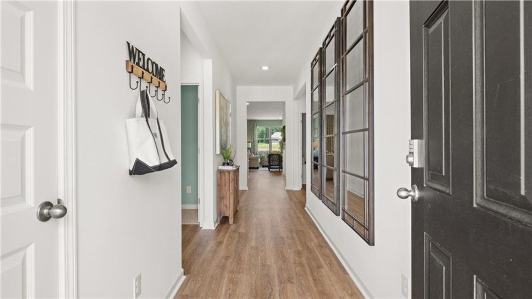 Furnished interior view inside a new home in Fox Crossing, Griffin (Image 14). Furnished interior view inside a new home in Fox Crossing, Griffin (Image 14).